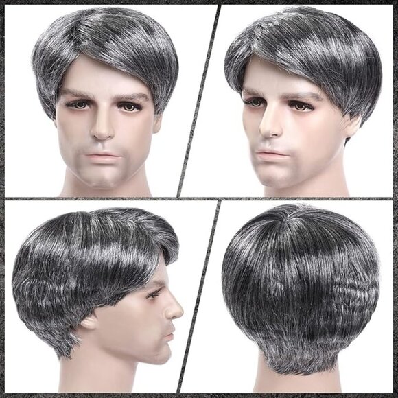 Halloween Old Man Costume Hat, Glasses and Grandpa Vest Set for Child 3T(3-4yr) - Picture 6 of 7